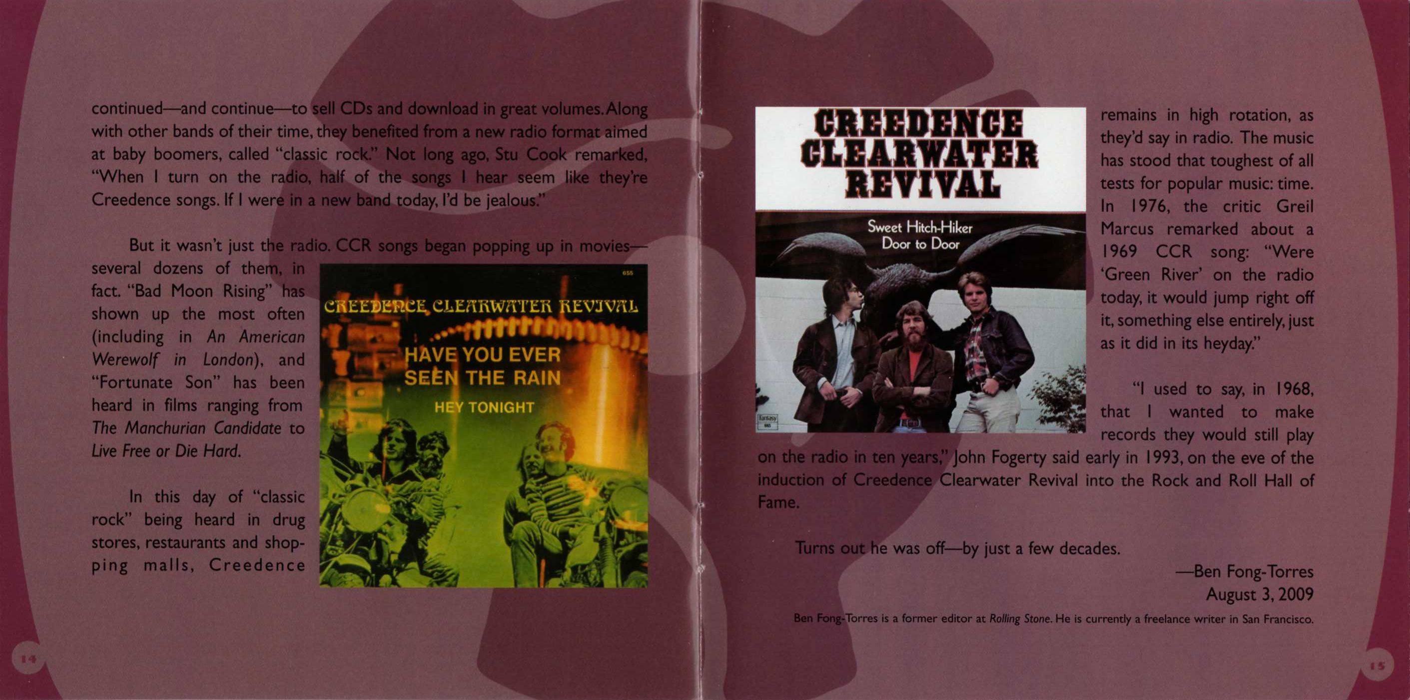 Creedence Clearwater Revival The Singles Collection : Booklet 8